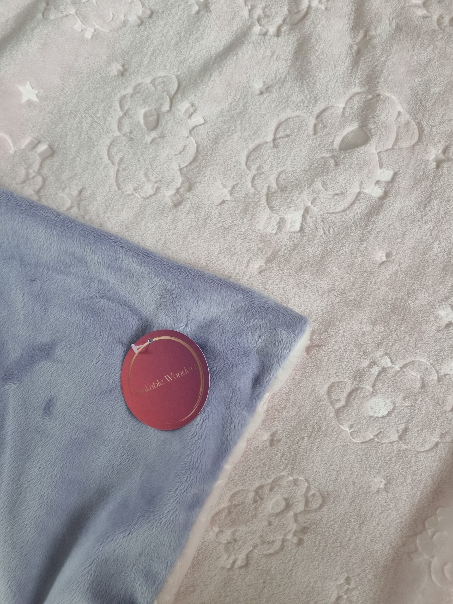 Embossed Pink/Lavender Plush